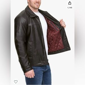 Tommy Hilfiger Men's Classic Faux Leather Jacket